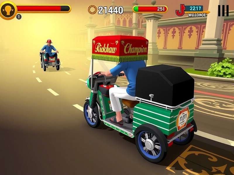 India Rickshaw Champion Game Screenshot